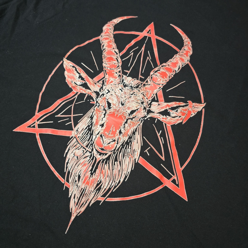Men's Black Baphomet T-Shirt - Picture 2 of 5